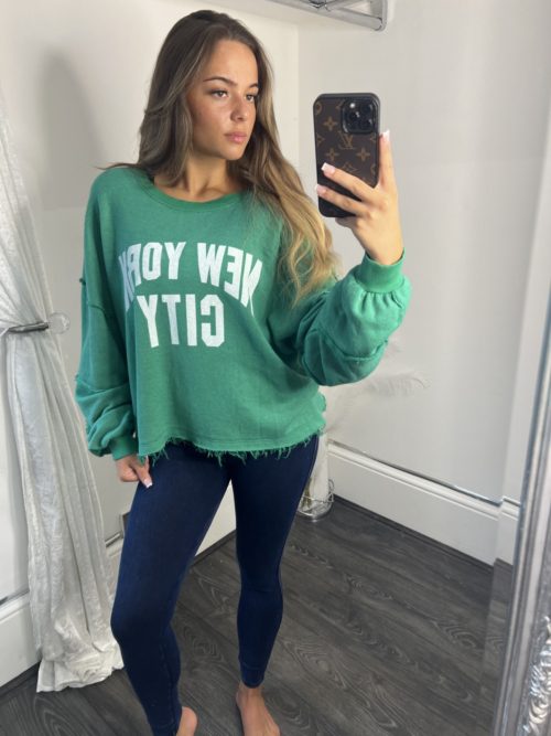 green ny jumper