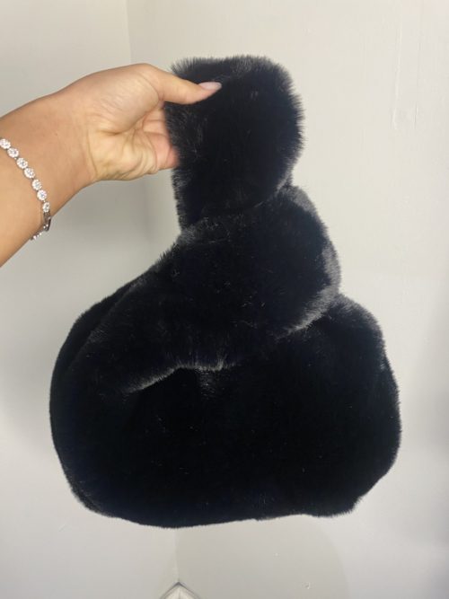 black fur bag 1