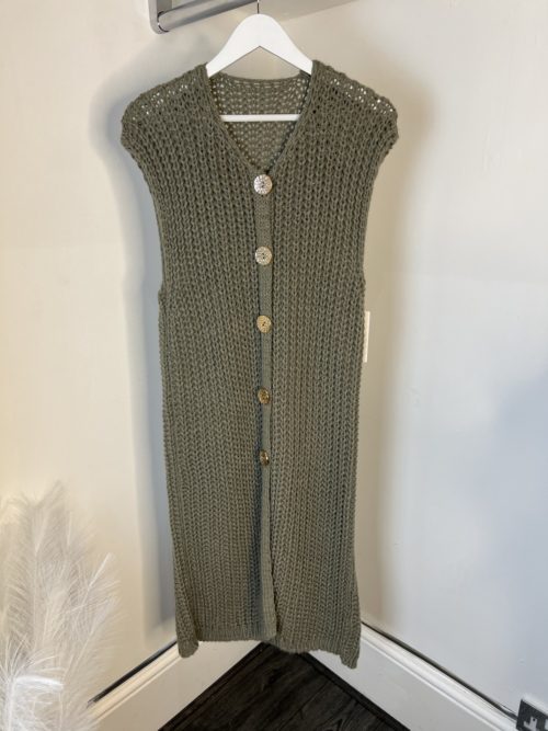 khali thivk knit waist coat