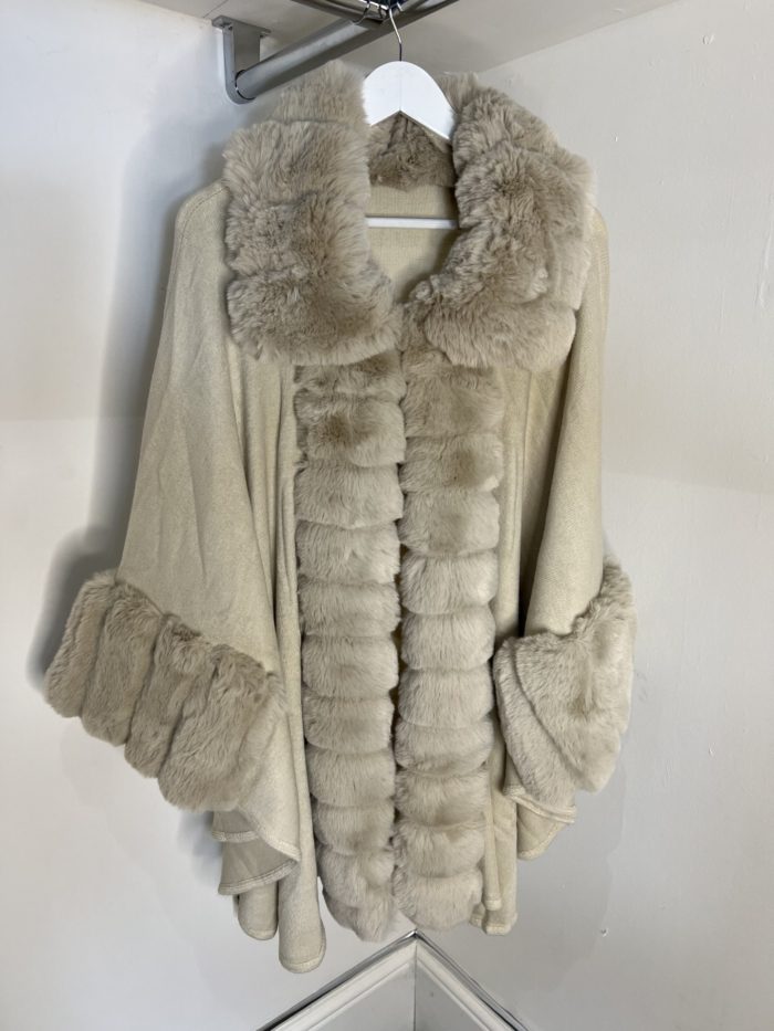 Cream Bubble Cape