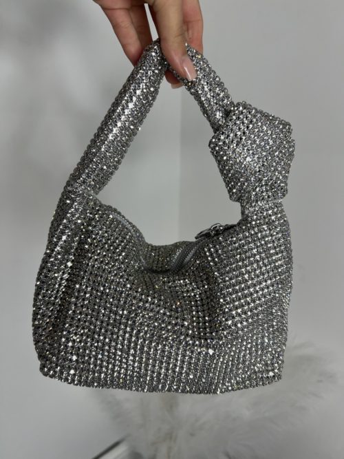 silver knot bag