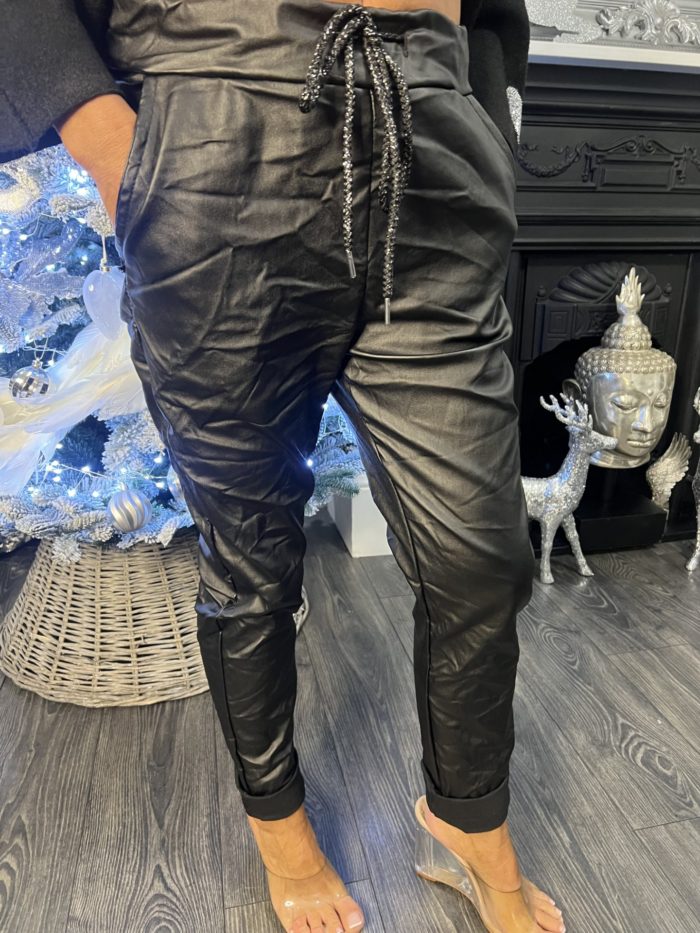 Black Leather Magic Trousers