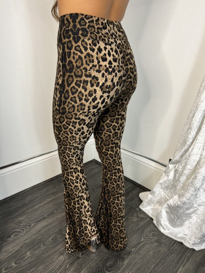 Leopard Flared Leggings - Image 2