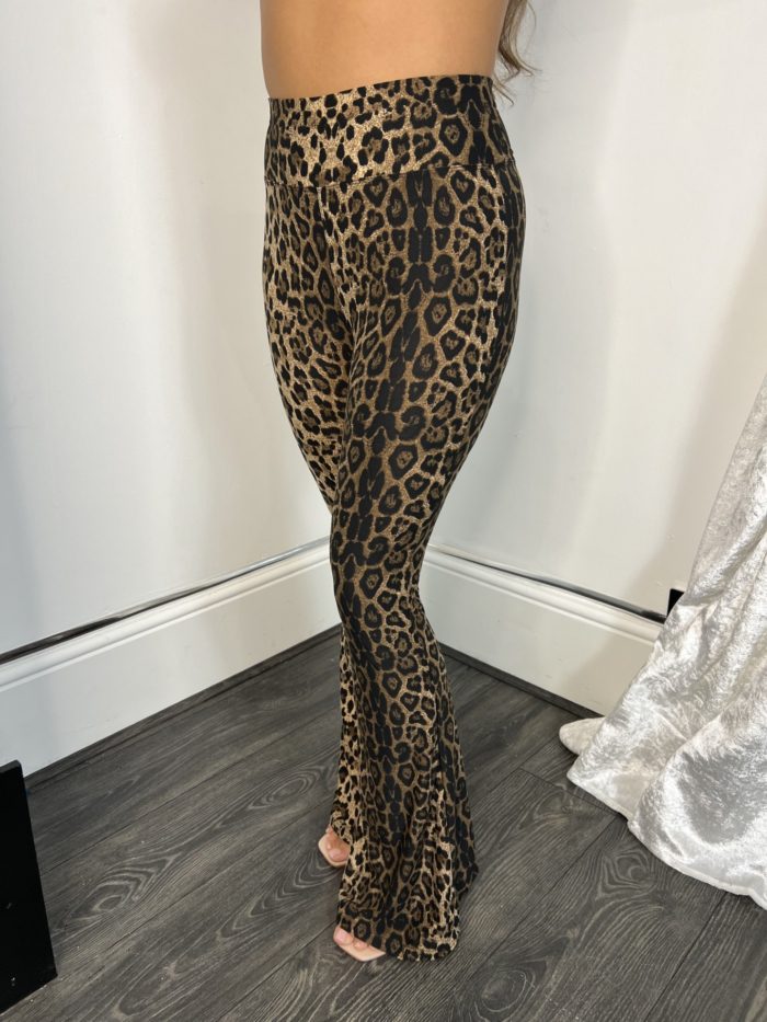 Leopard Flared Leggings